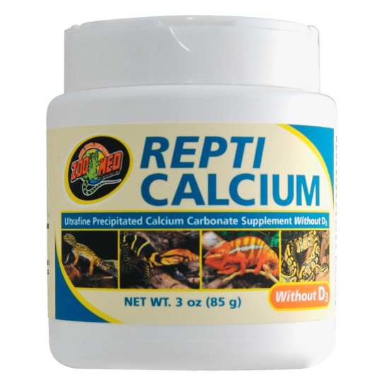 Compléments Alimentaires Repti Calcium without D3 de la marque ZooMed_ref: A33-3E