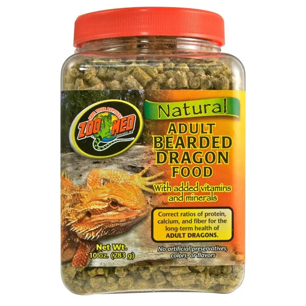 Natural Bearded Dragon Food - Adult_Zoo-med