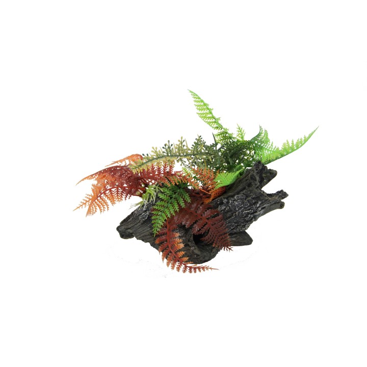 racine en resine avec plante artificiel pour reptile (1450),racine en resine avec plante artificiel pour terrarium (1448),racine