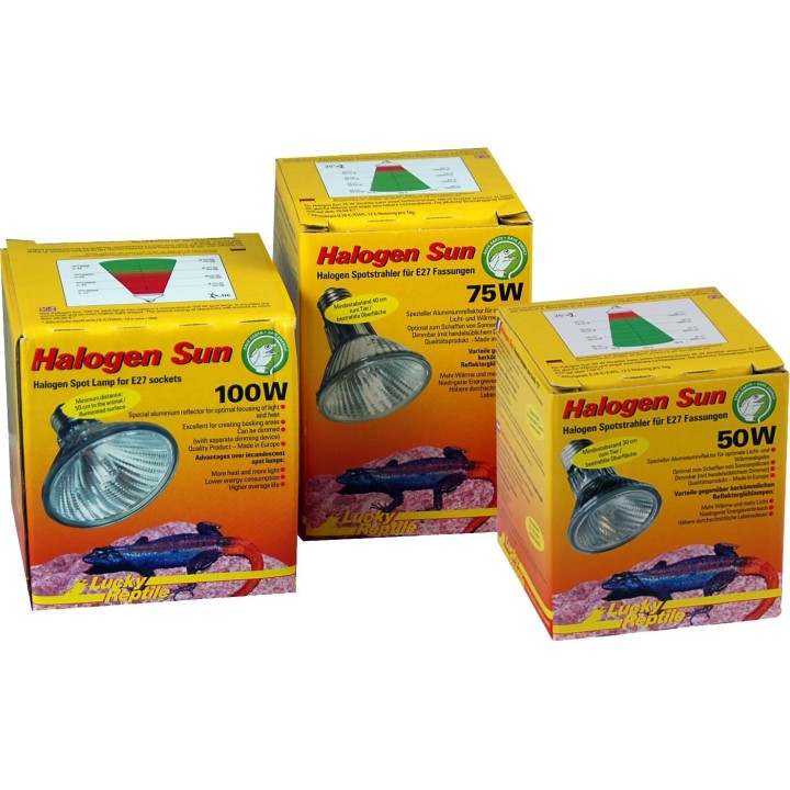 ampoules chauffantes halogen sun de lucky reptile  (2073)