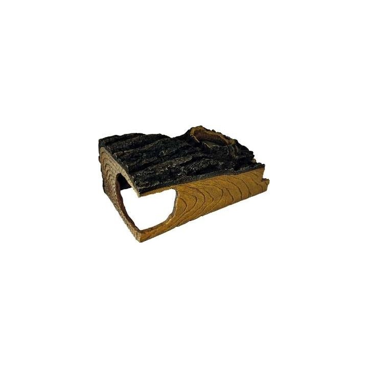 cachette d'angle pour terrarium en demi tronc de repto r5100355 (3941),cachette d'angle pour reptile en demi tronc de repto r510