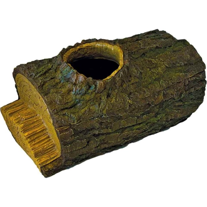 cachette pour serpent en deux partie tronc d'arbre de repto r5100350 (3942),cachette pour reptile en deux partie tronc d'arbre d