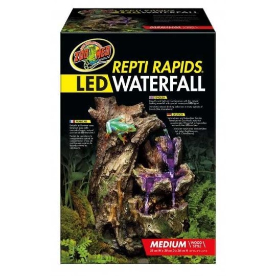 ReptiRapids LED Waterfall (Medium Wood) 