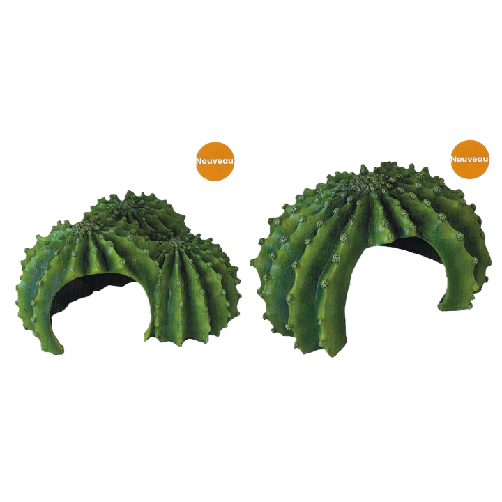 cachette pour serpent en forme de cactus triple de repto r5100325 (3944),cachette pour reptile en forme de cactus triple de rept