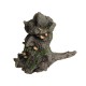 decoration pour reptile ent stump