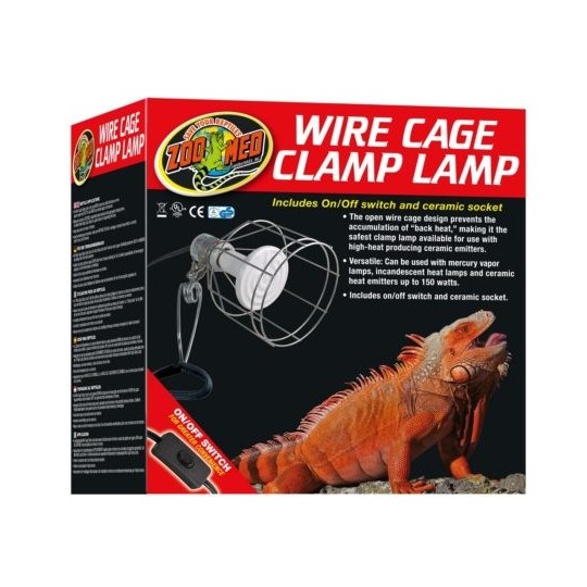 Wire Cage Clamp Lamp (max 150w)  