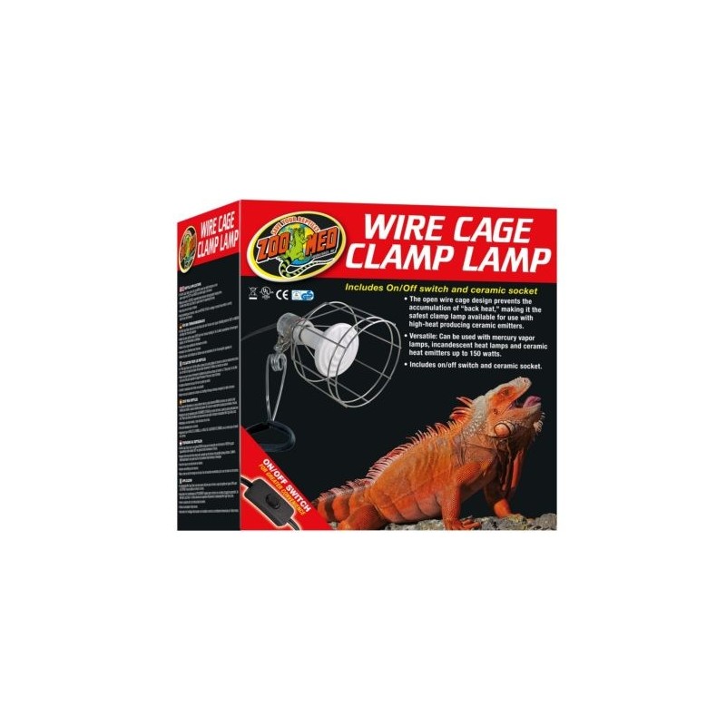 Wire Cage Clamp Lamp (max 150w)  