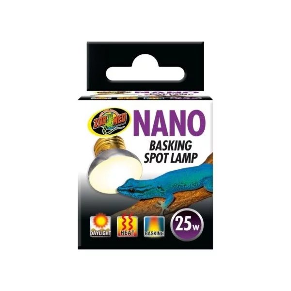 Lampe chauffante Nano Basking Spot Lamp Zoo-med pour reptile en terrarium