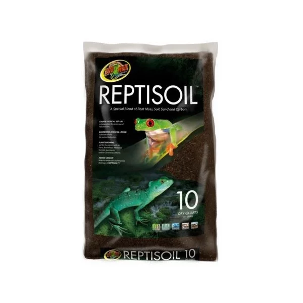 Substrats Végétal pour terrariums ReptiSoil 4.4liters de la marque ZooMed_ref: RSS-4E