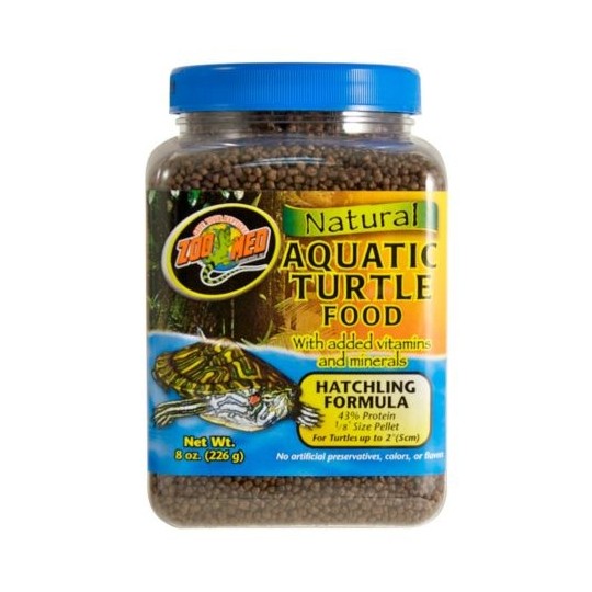natural aquatic turtle food - hatchling (micro pellet) de zoomed zm-56e