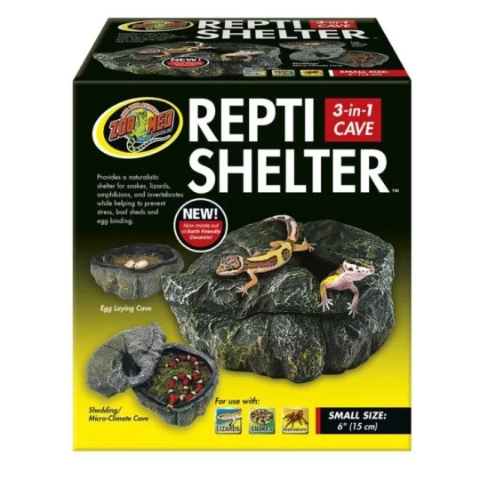 Repti Shelter 3 in 1 Cave _Zoo-med