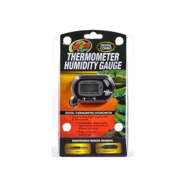 Thermomètres & Hygromètres Digital Combo Thermometer/Humidity Gauge de la marque ZooMed_ref: TH-31E