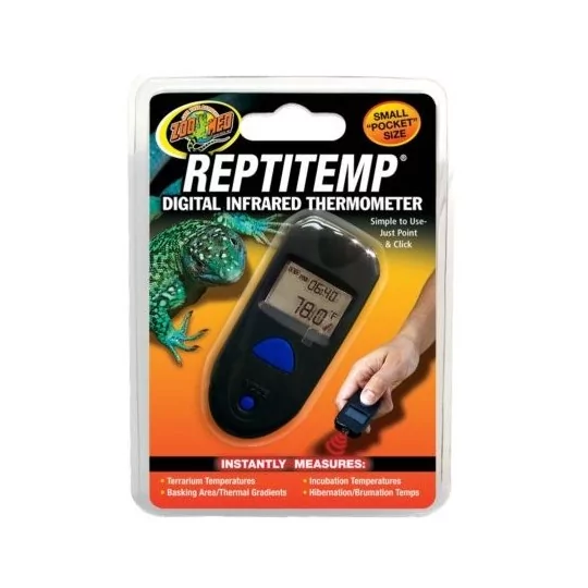 thermometre infrarouge reptitemp digital de zoomed rt-1
