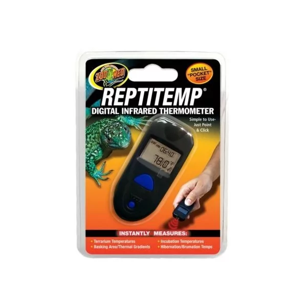 thermometre infrarouge reptitemp digital de zoomed rt-1