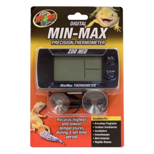 Thermomètres & Hygromètres Digital Min Max Thermometer de la marque ZooMed_ref: TH-32E