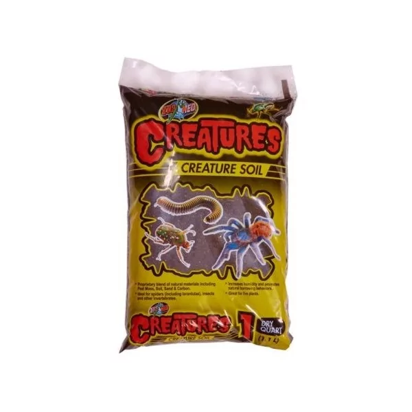 substrat pour insectes et isopodes creature soil de zoomed ct-80