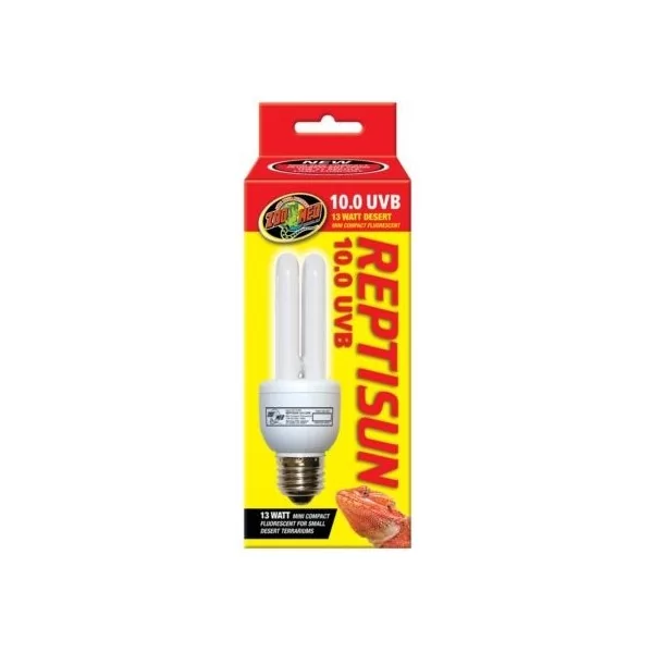 Ampoule pour reptile UVB ReptiSun 10.0 Compact Fluorescent _Zoo-med