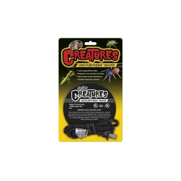 tapis chauffant creature 4w de zoomed ct-30e (1800)