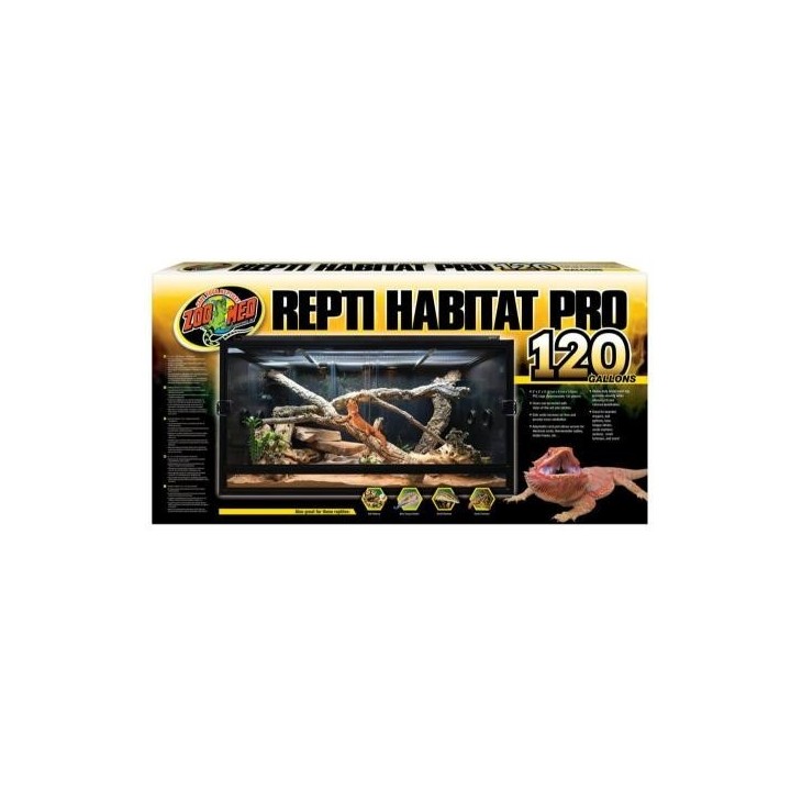 reptihabitat-pro-120-zoomed-terrarium-professionnel-pvc-61x61x122cm (4250),reptihabitat-pro-120-zoomed-porte-verre-securisee-ven