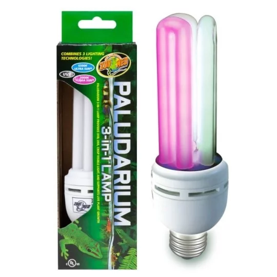 Ampoule pour reptile UVB Paludarium 3 in 1 Lamp 26W _Zoo-med