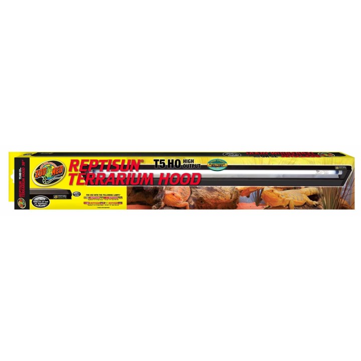 rampes d'eclairage reptisun t5 terrarium hood de zoomed lf-71e (3531)
