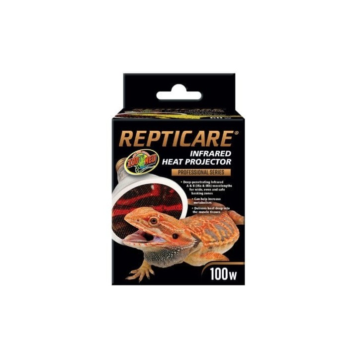 Repticare - Projecteur de chaleur – 100W