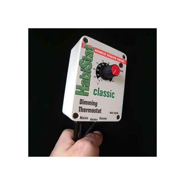 Thermostat Habistat Dimming pour terrarium – Noir
