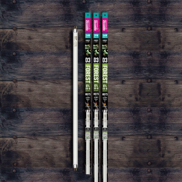 Tube T5 UVB ARCADIA D3 Forest 6.0 (6% d'UVB) – 86cm - 39W