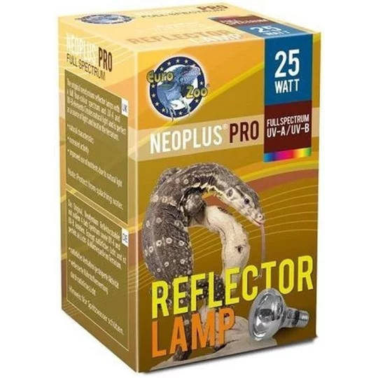 Lampe chauffante Ampoule chauffante hallogene NeoPlus® Pro (UV-A/UV-B)Euro-zoo pour reptile en terrarium