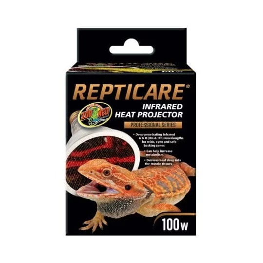 Ampoule Infra rouge IR pour reptile Repticare Deep Heat_Zoo-med