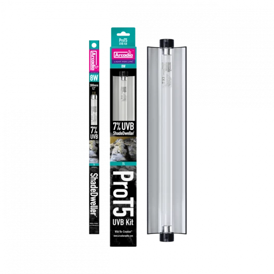 Tubes Neons PRO T5 UVB KIT SHADEDWELLER 7% UVB 8 WATT de la marque Arcadia_ref: R2100350