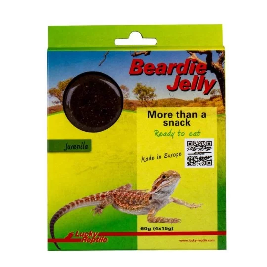 Beardie Jelly juvenil 4x 15g_Lucky reptile