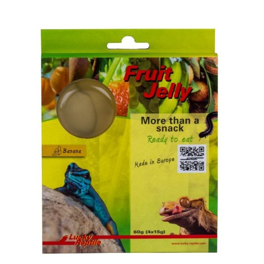 Poudres pour Geckos & Phelsumas Fruit Jelly 4x 15g de la marque Lucky reptile_ref: SFJ-12