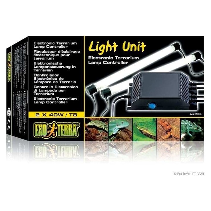 Light Unit - Electronic Terrarium Lamp Controllerpuissance:max. 2 x 20WPT2235