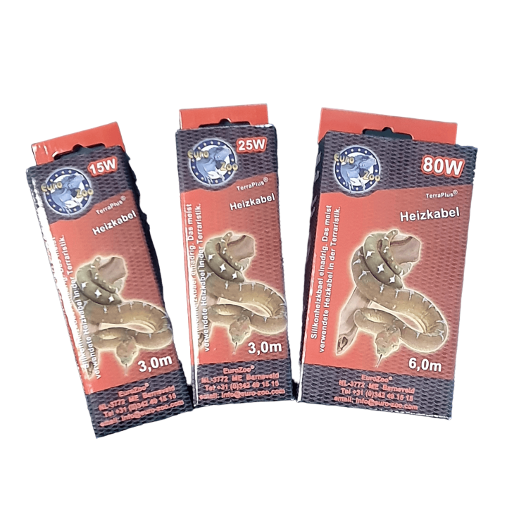 Cable chauffant Euro-zoopuissance - taille:2,5m   -   25WH10112