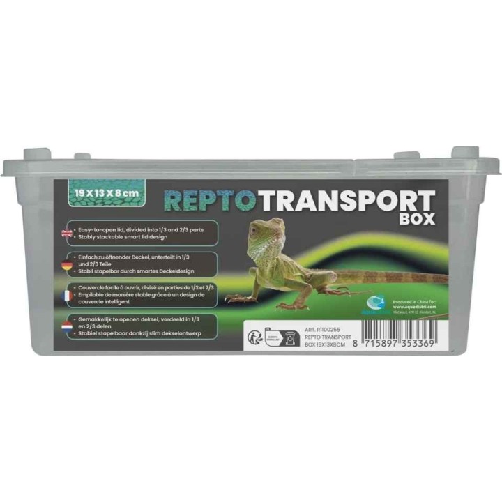 Boite d'élevage et de transport pour reptile différentes tailles – 26X18X12CM