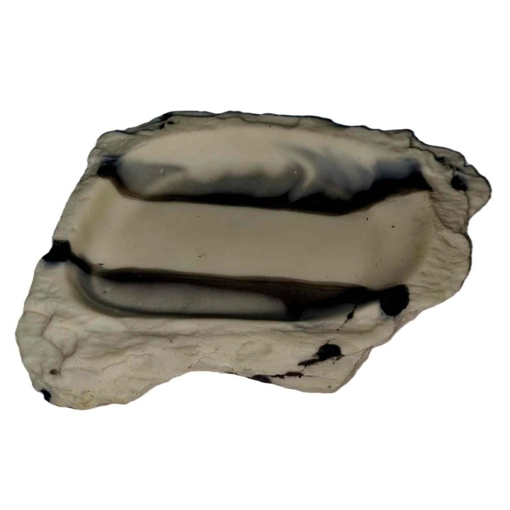 Gamelle Platte pour terrariumCouleur:graniteWB410