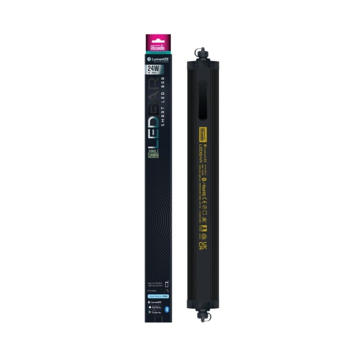 Rampe LED LumenIZE Jungle Dawn LED Bar Arcadia pour terrarium – 47cm - 24W