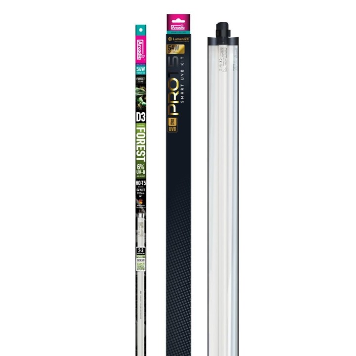 Rampe UV LumenIZE Pro T5 UVB Kit, D3 Forest, 6% UV-B – 54W