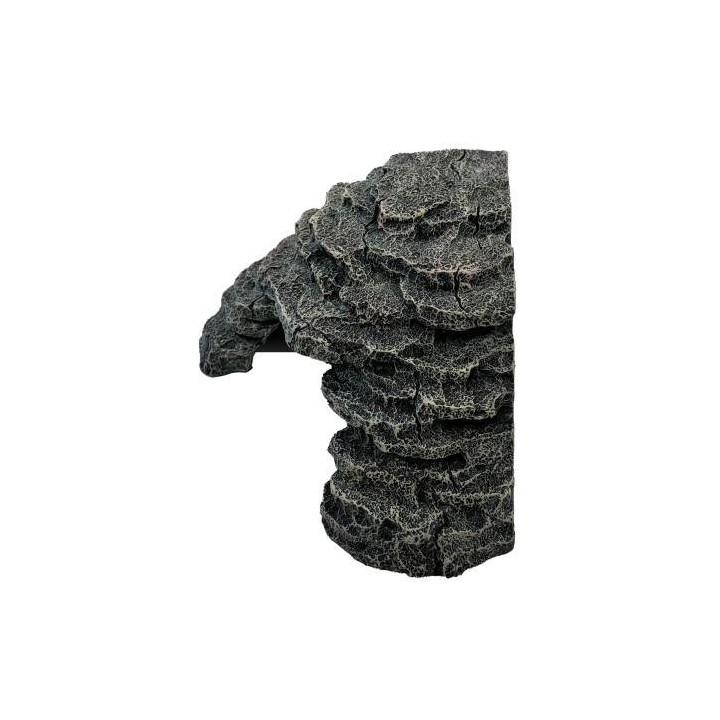 Cachette faux rocher angulaire Repto Basking GrisTaille:SmallR5100165