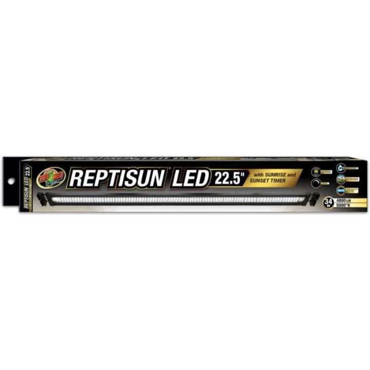 Rampe LED Zoomed Reptisun LED avec télécommande – 60cm - 34W
