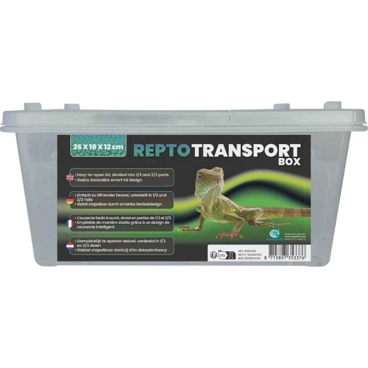 Boite d'élevage et de transport pour reptile différentes taillesDimension:26X18X12CMR1100255