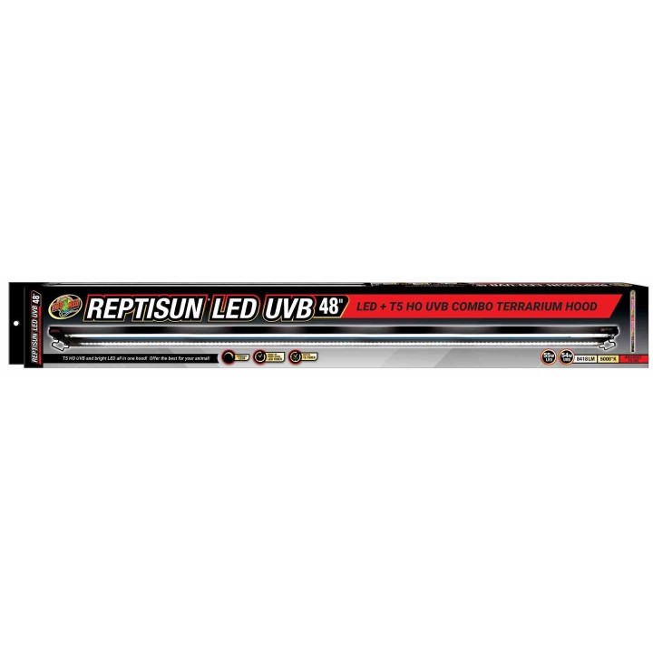 Rampe LED Zoomed Reptisun LED + UVB avec télécommandeTaille:120 cmLF-101E