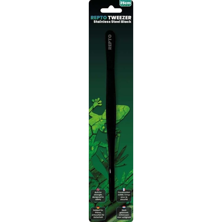 Pince de nourrissage pour reptile inoxydable NOIRTaille:25 cmR3300115