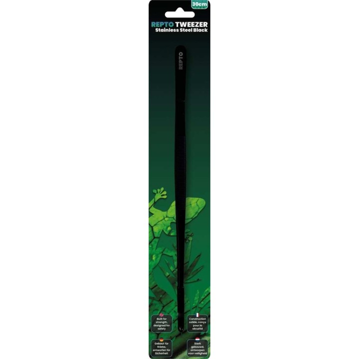 Pince de nourrissage pour reptile inoxydable NOIRTaille:30 cmR3300115