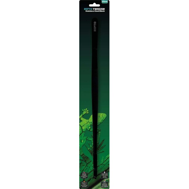 Pince de nourrissage pour reptile inoxydable NOIRTaille:45 cmR3300115