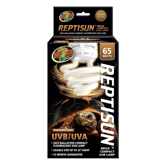 ampoule compact uvb-uva reptisun uvb 65w de zoomed fs-c65e