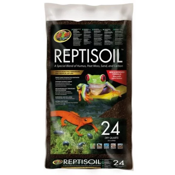 Substrats Végétal pour terrariums ReptiSoil de la marque ZooMed_ref: RSS-24
