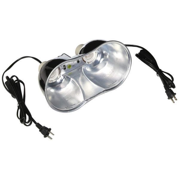 Mini Combo Deep Dome Lamp Fixture 2x 100W MAX