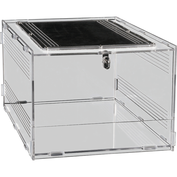 insectarium en acrylique repto terra clear 12x10x17 de repto r1100750